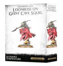 Ігровий набір GW - Age of Sigmar: Gloomspite Gitz - Loonboss on Giant Cave Squig