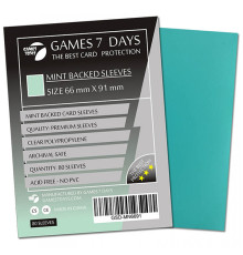 Протектори для карт Games 7 Days 66x91 мм MINT Premium Quality