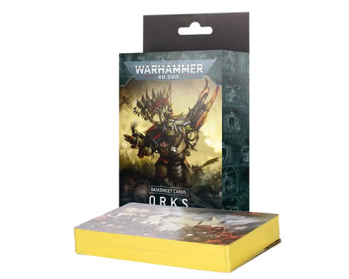 Ігровий набір GW - Warhammer 40000: Datasheet Cards - Orks (Eng)