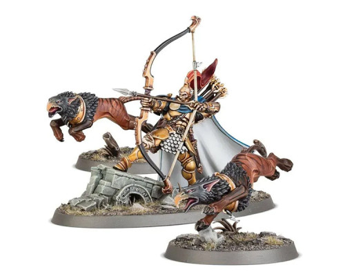 Ігровий набір GW - Age of Sigmar: Stormcast Eternals - Knight-judicator With Gryph-hounds