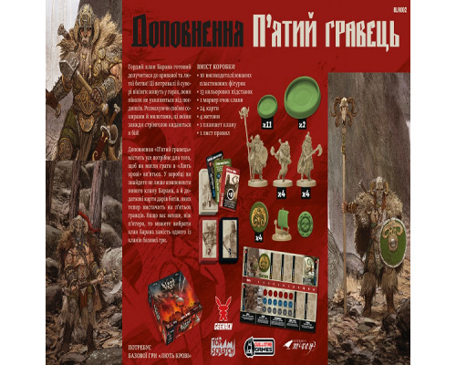 Лють крові. П’ятий гравець (Blood Rage: 5th Player Expansion)