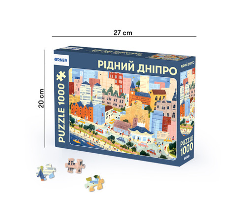 Пазл «Рідний Дніпро» 1000 елементів