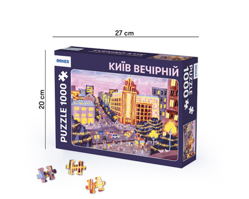 Пазл «Київ вечірній» 1000 елементів